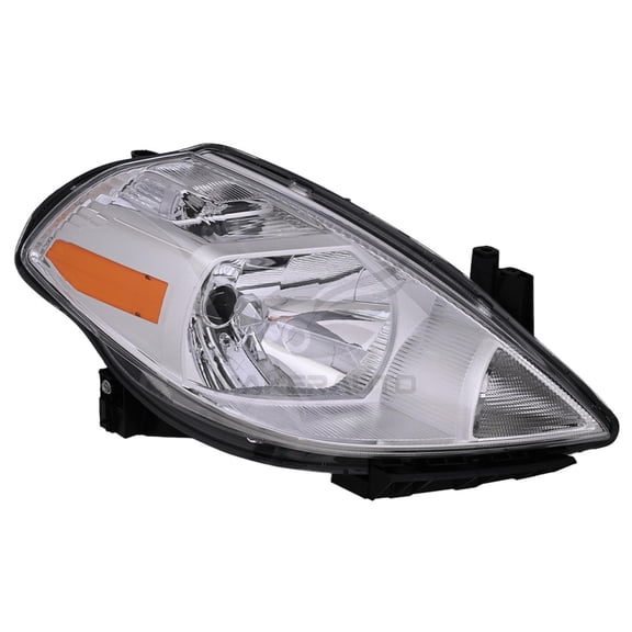 For Nissan Versa 2007-2012 Hatchback Chrome Headlight Lamp Passenger Right Side
