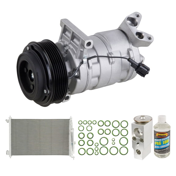 For Nissan Versa 2007 A/C Kit w/ AC Compressor Condenser & Drier - BuyAutoParts