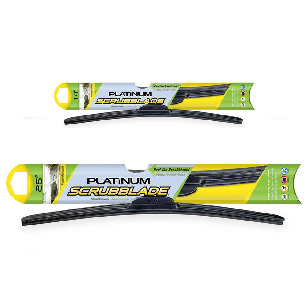 For Nissan Versa Scrubblade Platinum Wiper Blade Set Buyautoparts