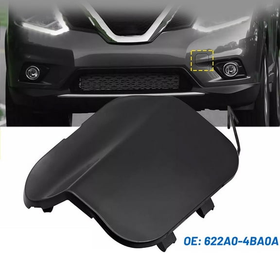 For Nissan for Rogue 2014 2015 2016 Front Bumper Tow Eye Hook Access Cover Cap