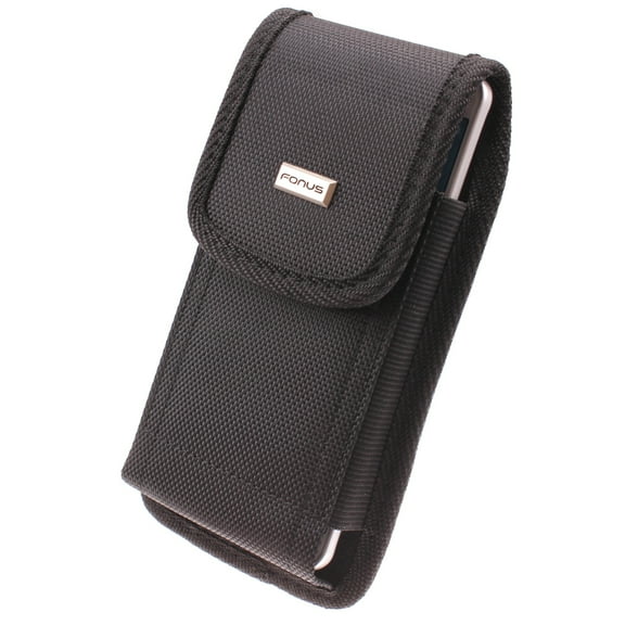 For Nokia C110 - Case Belt Clip, Swivel Holster Rugged Cover Pouch Carry Protective Black Canvas for Nokia C110 Phones