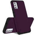 thumbnail image 1 of For Nokia C210 Tough Strong MetKase Hybrid (Magnet Mount Friendly) Case Cover - Dark Purple, 1 of 9