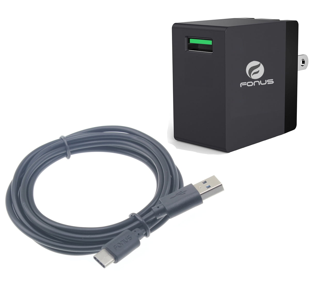 For Nokia C300/C110 - 18W Quick Home Charger, 6ft USB Cable Power Cord Travel Wall for Nokia C300/C110 Phones