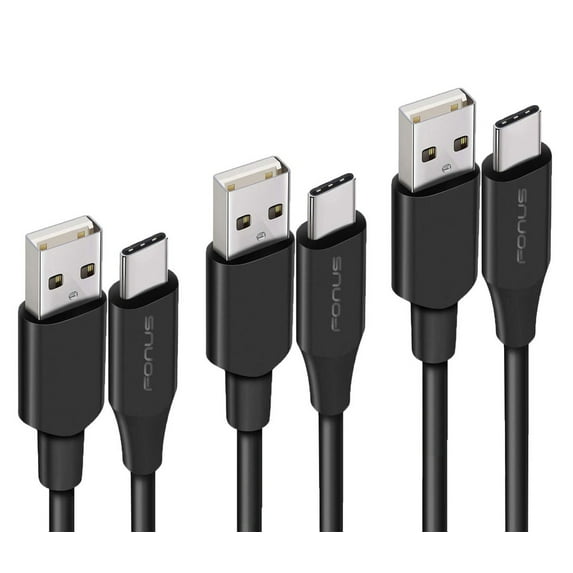 3ft, 6ft and 10ft Long USB-C Cable for Nokia XR20/XR21 - Fast Charge TYPE-C Cord Power Wire Sync High Speed for Nokia XR20/XR21