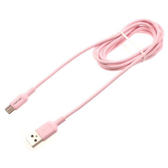 For Nokia C300/C110 - 6ft USB-C Cable, Pink Charger Cord Power Wire Type-C Fast Charge Sync High Speed for Nokia C300/C110 Phones
