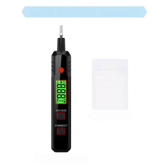 For Non-Contact Voltage Detector Indicator 12V-300V Digital Electric Test Pen Live/phase Wire Breakpoint NCV Continuity Tester