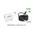 thumbnail image 1 of For Samsung Galaxy A34 Black 18W Fast Home Wall Travel Charger + 4FT TYPE C to C USB Cable, 1 of 3