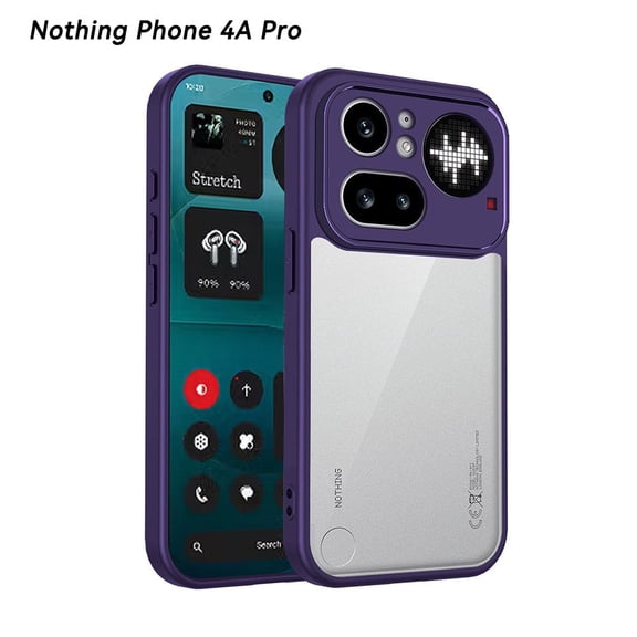 For Nothing Phone 4A / 4A Pro All-inclusive Matte Acrylic Shell Cover Anti-fall