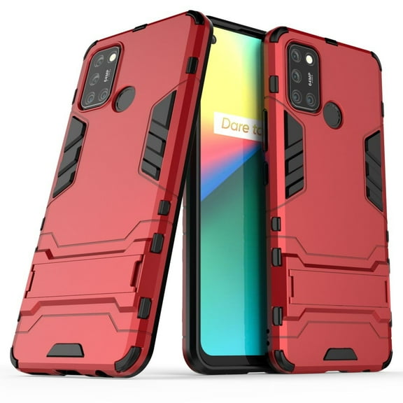 For OPPO Realme 7i PC + TPU Shockproof Protective Case with Invisible Holder