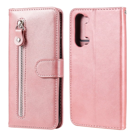 For OPPO Reno3 5G/ Find X2 Lite Fashion Calf Texture Zipper Horizontal Flip Leather Case with & &