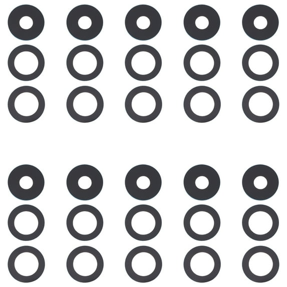 For OPPO Reno6 4G / Reno6 5G / Reno6 Z 10pcs Back Camera Lens