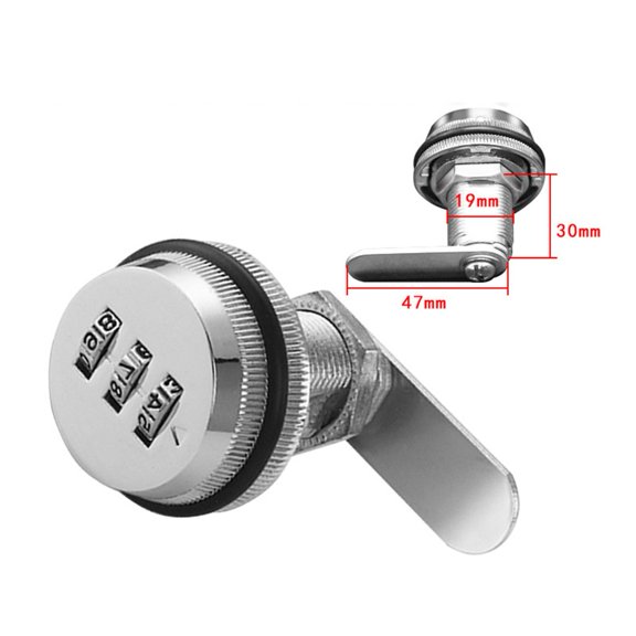 For Office For Home Password Lock Cabinet Lockers 3 Digital Code Combination Lock Drawers Lock For Home Cabinet