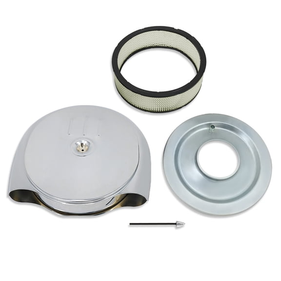 For Oldsmobile/Cadillac 1951-1956 Rat Rod Retro Chrome Air Cleaner Complete Kit