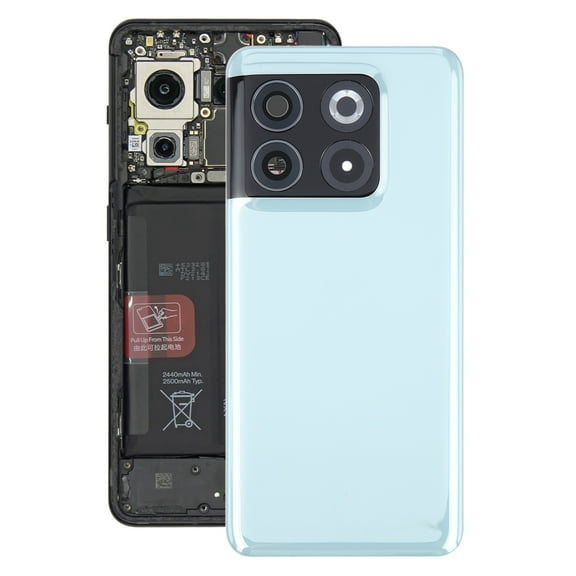 For OnePlus 10T Battery Back Cover with Camera Lens Cover