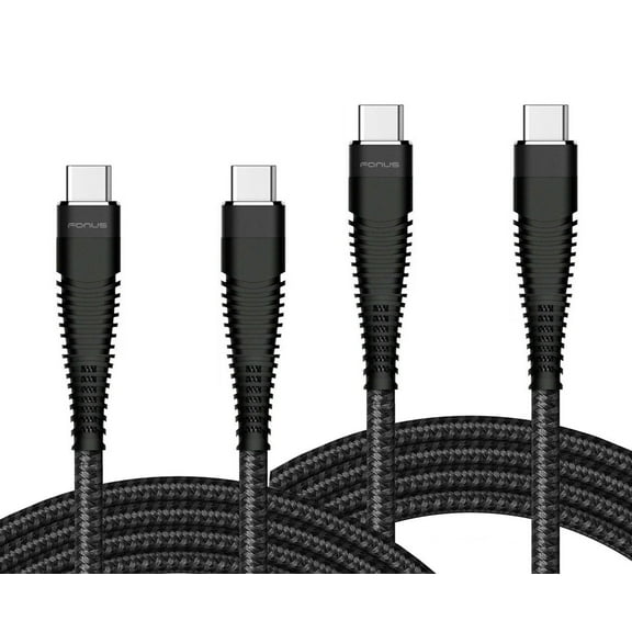 For OnePlus 11/OnePlus 12/12R - 6ft and 10ft Long PD USB-C Cables Fast Charge TYPE-C to TYPE-C Cord Power Wire USB-C to USB-C Data Sync High Speed