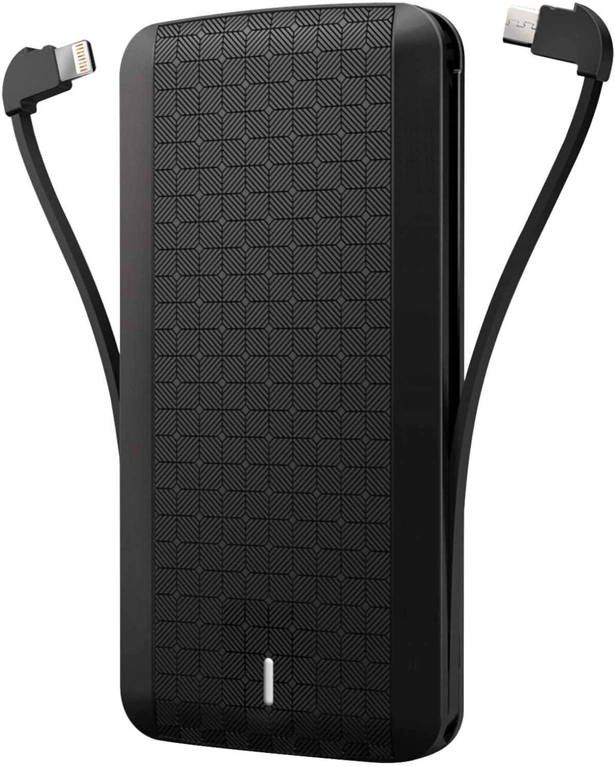 For OnePlus 11/OnePlus 12/12R - 8000mAh Power Bank Charger Backup Battery Portable Built-in Cables All-in-One Slim