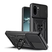 For OnePlus 15R / ACE 6 Camera Push Kickstand Phone Case - Black