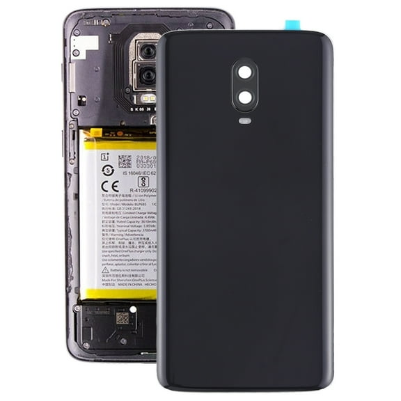 For OnePlus 6T Original Battery Back Cover with Camera Lens