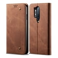 thumbnail image 1 of For OnePlus 8 Pro Denim Texture Casual Style Horizontal Flip Leather Case with Holder & Card Slots, 1 of 9