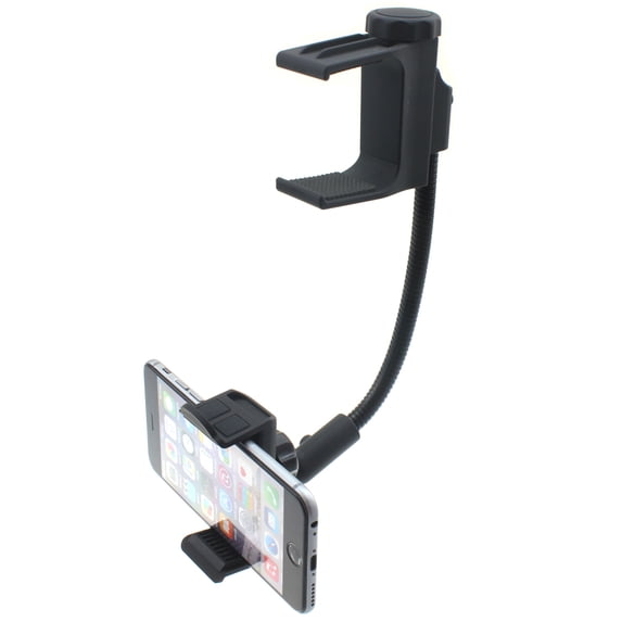 For OnePlus Nord N10 5G - Car Mount Mirror Holder Rear View Swivel Cradle Stron Grip