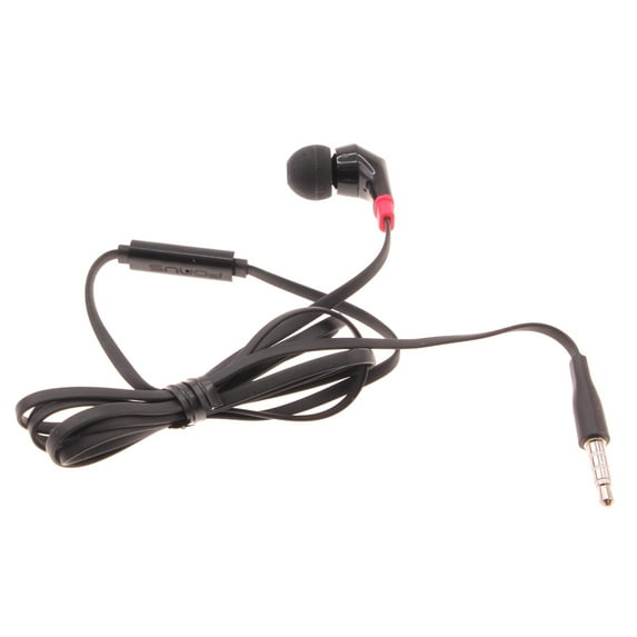 For OnePlus Nord N10 5G - Mono Headset Earphone w Mic Wired Earbud 3.5mm Single Headphone Hands-free Microphone