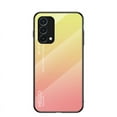 thumbnail image 1 of For OnePlus Nord N200 5G Case Tempered Glass Back and TPU Frame Hybrid Cover, Allytech Slim Luxury Hard Tempered Glass Back and Soft Edge Scratch Resistant Case for 1+ Nord N200 5G, Yellow, 1 of 7