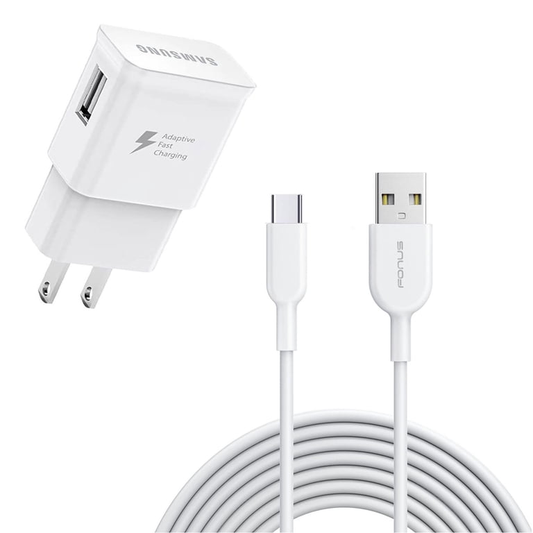 2-Pack USB Type C To USB A Cables 3ft – Braided, Fast Charging For OnePlus Nord N200 5G & More