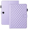thumbnail image 1 of for OnePlus Pad Lite/Oppo Pad SE 11 inch Case, Rhombus Pattern Multiple Viewing Angles Stand Slim Folio Cover (Purple), 1 of 6