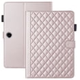thumbnail image 1 of for OnePlus Pad Lite/Oppo Pad SE 11 inch Case, Rhombus Pattern Multiple Viewing Angles Stand Slim Folio Cover (Rose Gold), 1 of 6