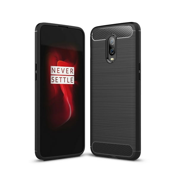 For Oneplus 6T Case, Heavy-Duty Shockproof Protective Case Armor Guard Shield, Shock Adsorption, Drop Protection [Black]