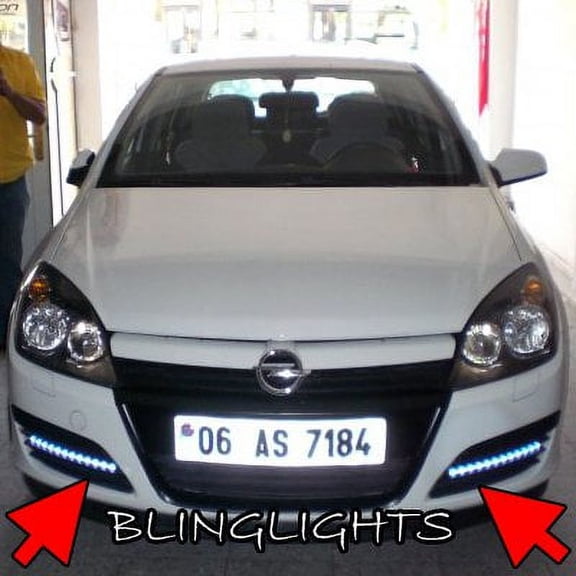 For Opel Astra LED DRL Day Time Running Light Strips Kit Lamps