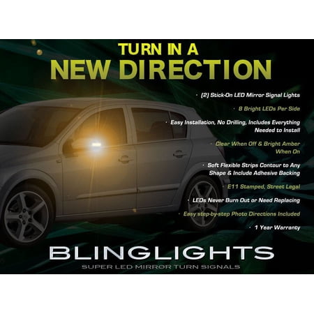 For Opel Astra LED Side View Mirror Turnsignals Lights LEDs Turn Signals Lamps Mirrors Light Signalers