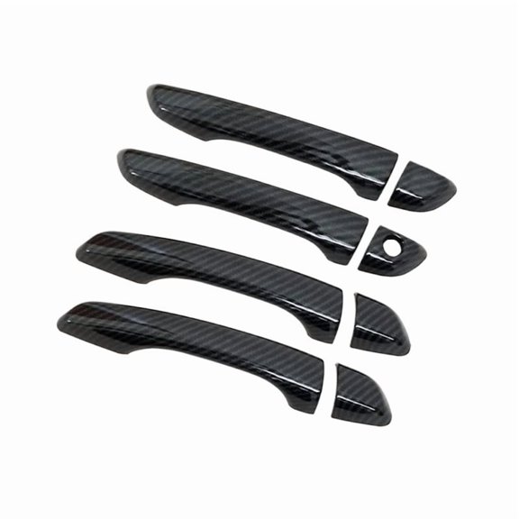 For Opel Corsa F 2020 Accessories 2019~2024 Vauxhall Corsa LHD Door Handles Covers Exterior Scratch Protective Decor