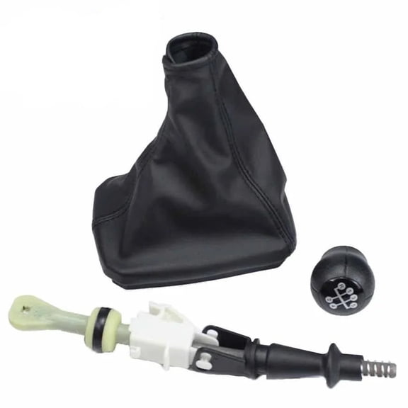 For Opel For Corsa C Automatic 5 Speed Leather Manual Shift Knob Lever