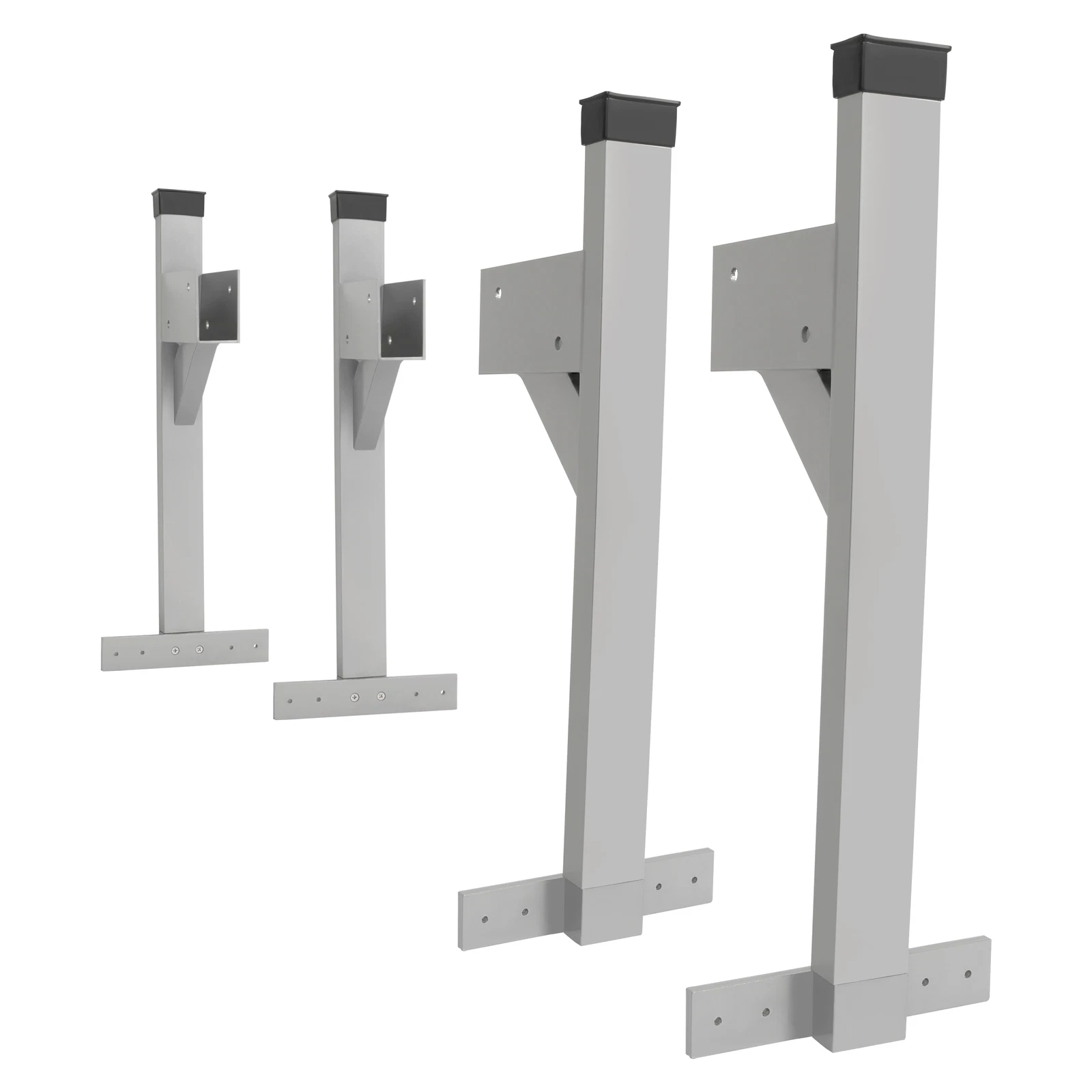 Trailer Ladder Rack Brackets For Open & Enclosed Trailers Cargo Vans Adjustable Roof Ladder Rack ...