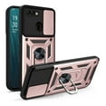 thumbnail image 1 of For Oppo A5 Pro Phone Phone Case, Impact Resistant Metal Ring Magnetic Support Kickstand Drop Protector Cover, 1 of 10