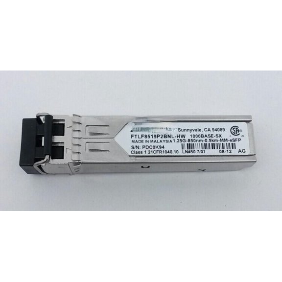 For Optical Module FTLF8519P2BNL-HW SFP 1.25G 850nm 550m Gigabit Multimode