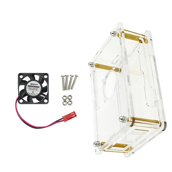 For Orange Pi 5 Acrylic Case Unique Open Shell Cover, Top Plate Opens Upwards for Convenience Protective Case
