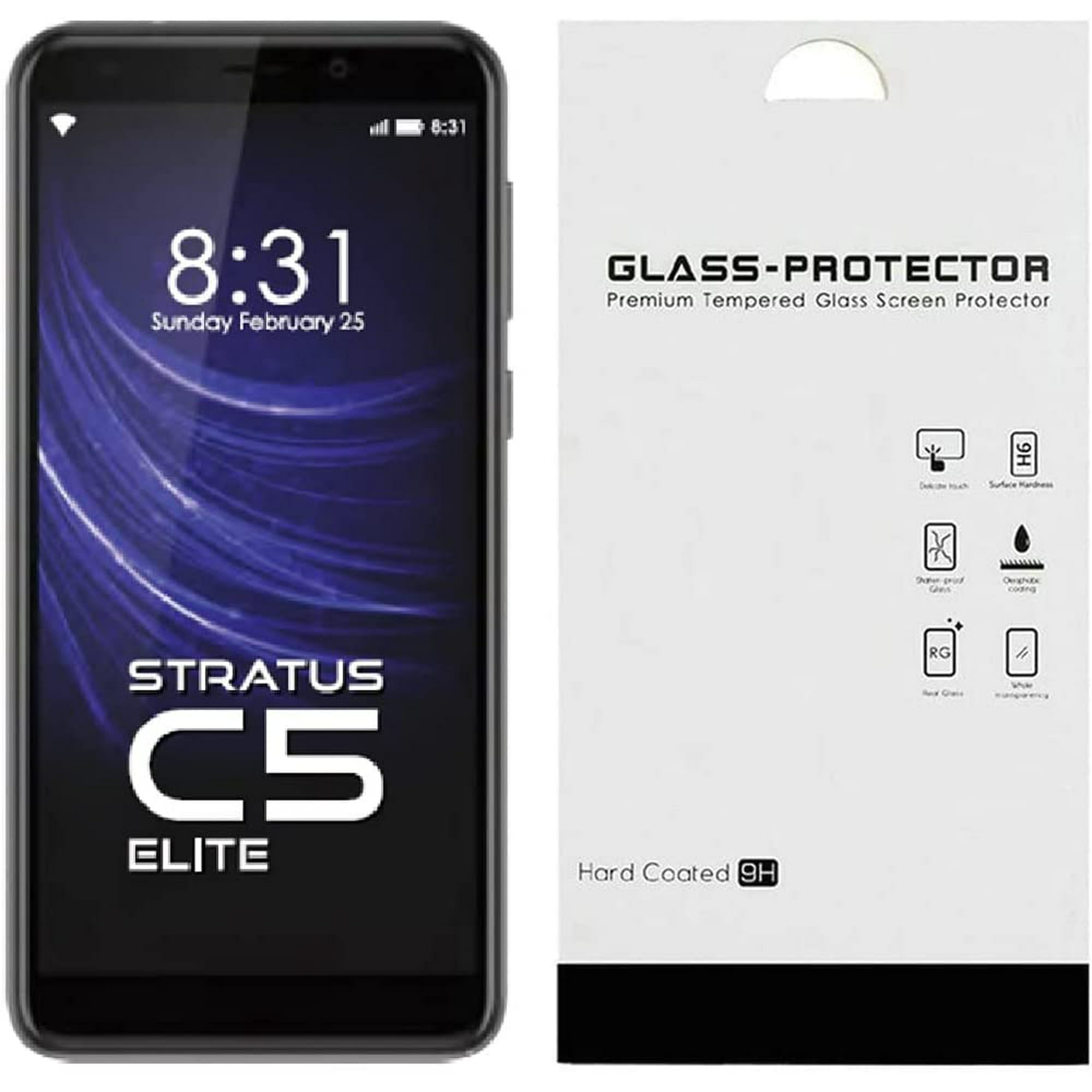For Orbic Maui Maui+ RC545L 3x Tempered Glass Screen Protector ...