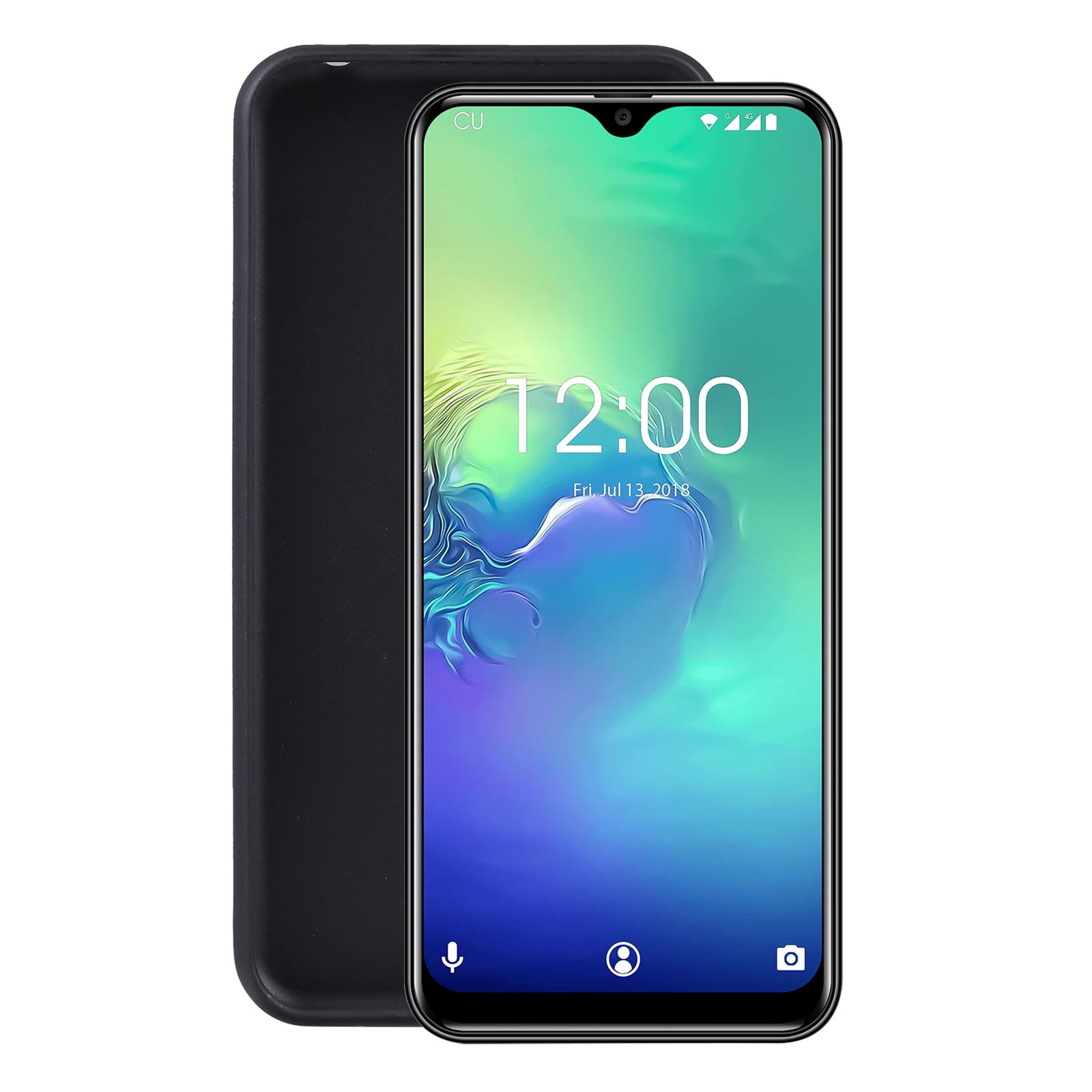 Coque De Protection Oukitel C15 Pro+ K-S-Trade, Silicone Noir, Antichoc, Pare-chocs