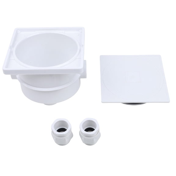 For Outdoor Lighting IP68 Junction Box Underwater Light Box Swimming Pool Installation 12.9*12.9*9.5cm 5.1*5.1*3.7in