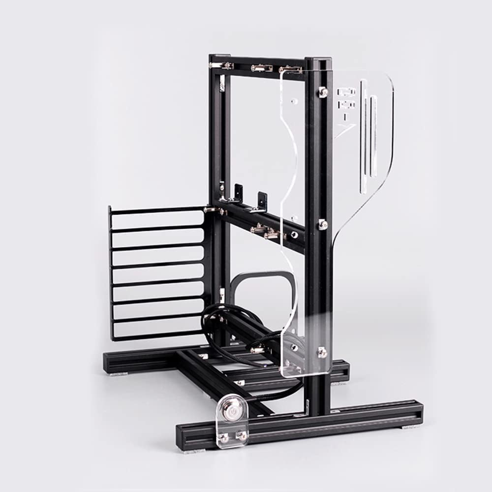 For PC Motherboard Case Black DIY Open Chassis Rack Vertical Test Frame Black