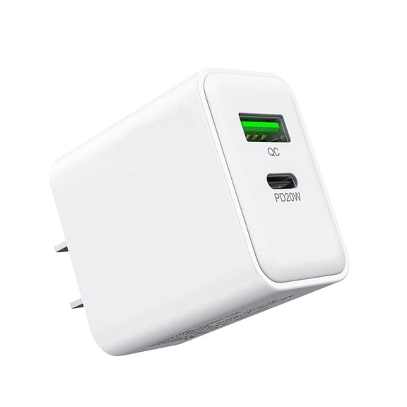 For PCD P65 P65R Bengal Max 20W Fast Home Wall Travel Charger PD USB C & USB A - Wall Home Charger Only