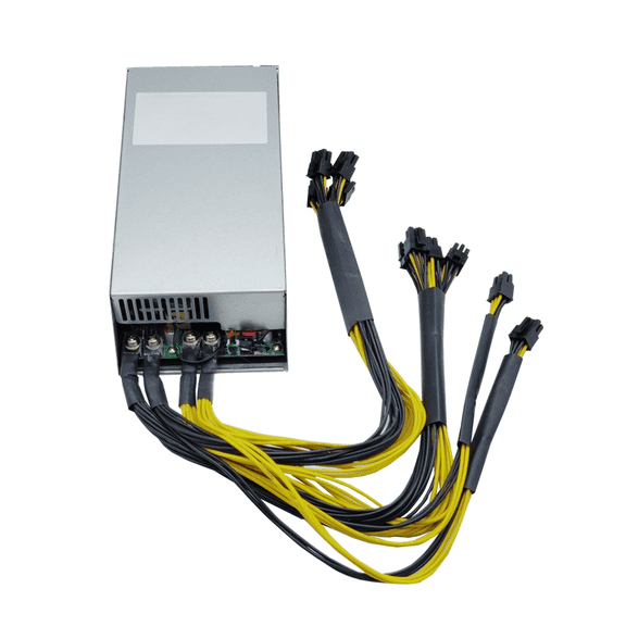 For POWERUP 2000W Mining PSU, 12V for Antminer S7 S9 L3+