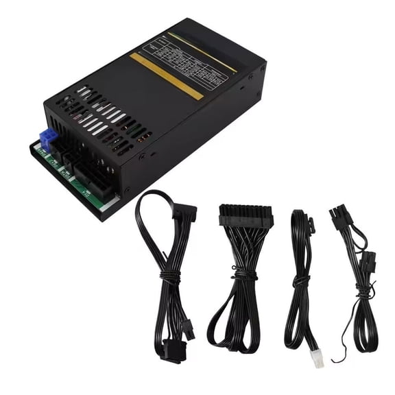 For POWERUP 600W Flex ATX Modular Power Supply, 550W 6Pin PCIe