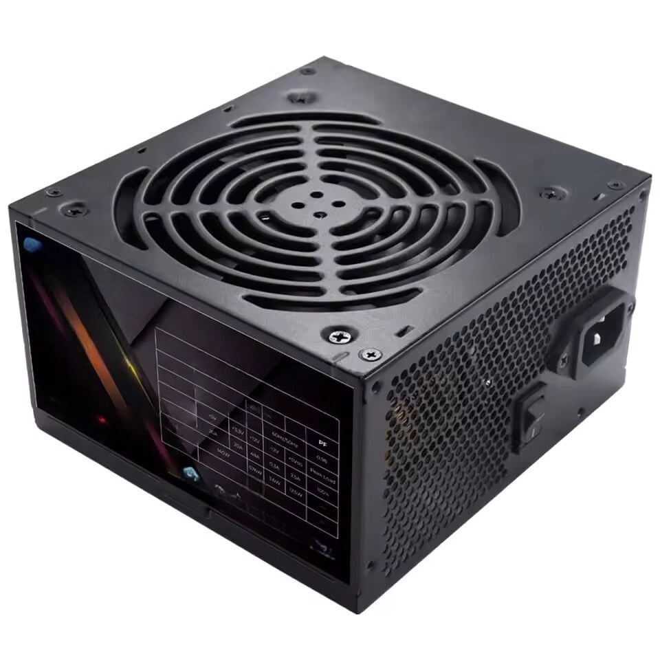 For POWERUP 700W RGB ATX Gaming PSU, Active PFC for PC Server