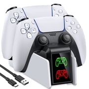 PS5 Controller Charger Station, Dual Fast Charging Dock for PS5 Dualsense Controller, PS5 Accessories