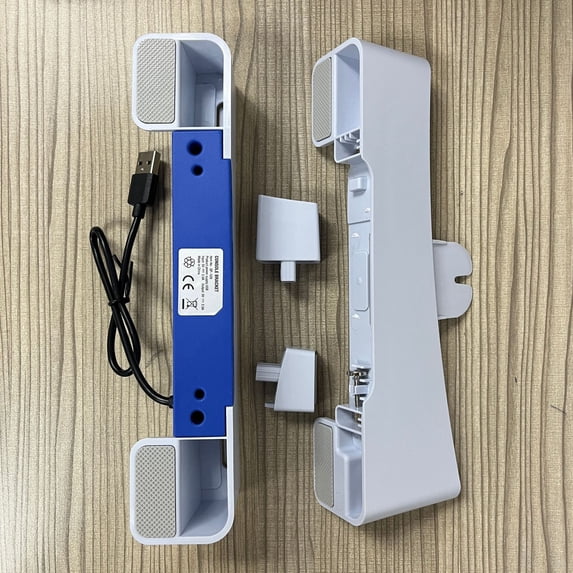 For PS5 Slim Base Stand with 4-Port USB2.0 Hub Stable Horizontal Holder