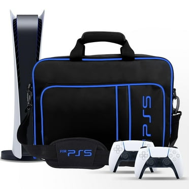 For PS5 Travel Case, Protective Carrying Bag for PS5 Disc/Digital Console, Controllers, Game Cards & Headset