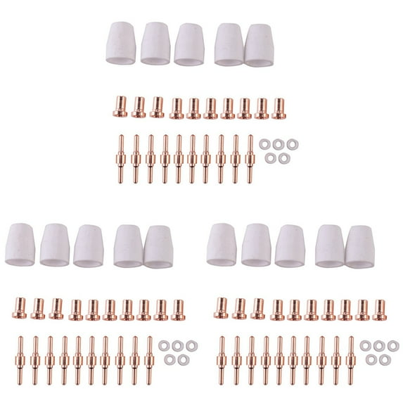 For PT-31 -40 Plasma Cutter Cutting Torch Consumables KIT Extended 90Pcs
